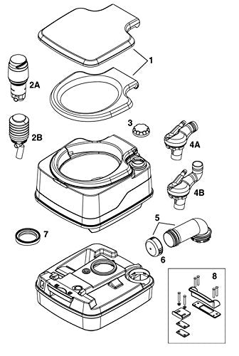 PORTA POTTI THETFORD 260B MARINE 92862