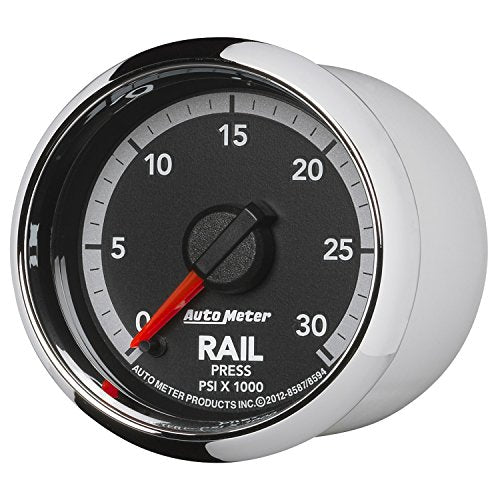 2-1/16" Electric Fuel Rail Pressure Gauge Auto Meter 8594 (0-30K PSI, 52.4mm)