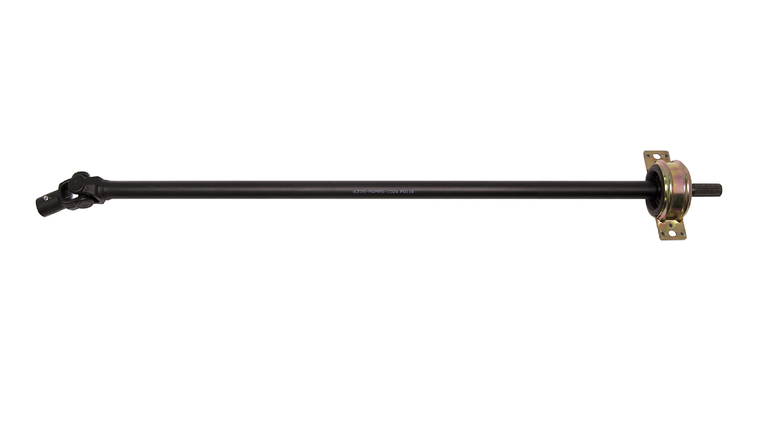 Rear Rugged Propeller Shaft (2015-2020) Compatible with Polaris Ranger 570, In Heat Treated Carbon Steel & Powder Coated Black Shafts for Extreme Durability, U-Joints Greased Fittings, OEM: 1333093