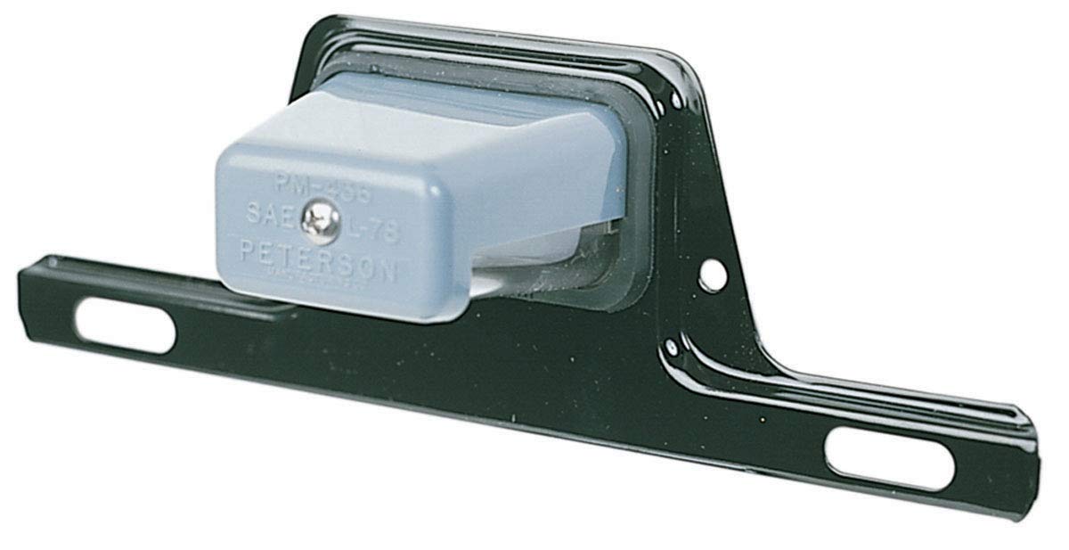 MFG PETERSON Peterson M436B Clear License Plate Light with Steel Bracket