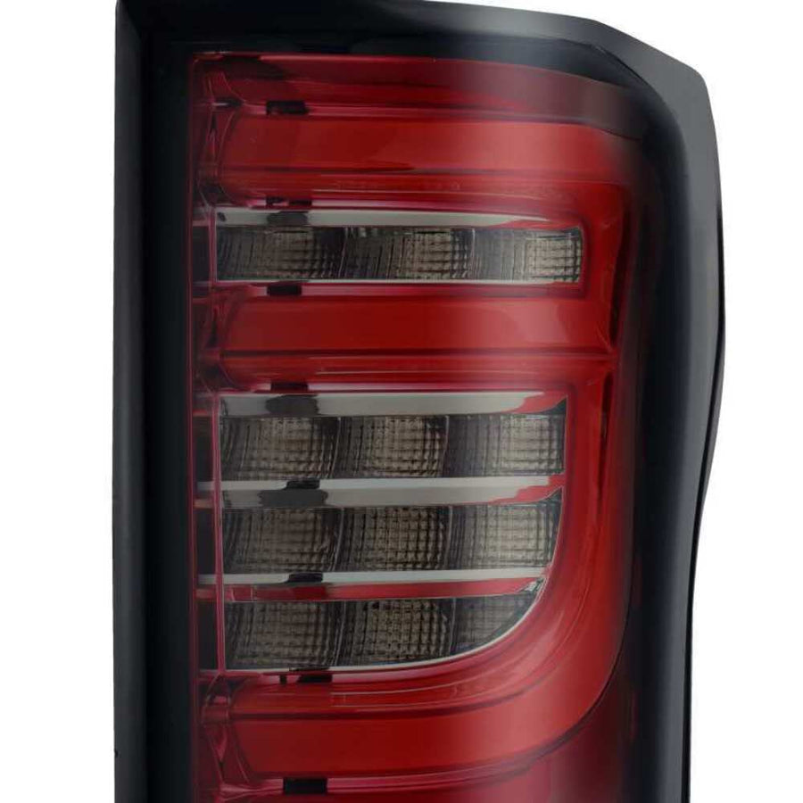 AlphaRex USA (652020) PRO-Series LED Tail Lights 15-17 Ford F-150 Red Smoke (Excl Models w/Blind Spot Sensor)