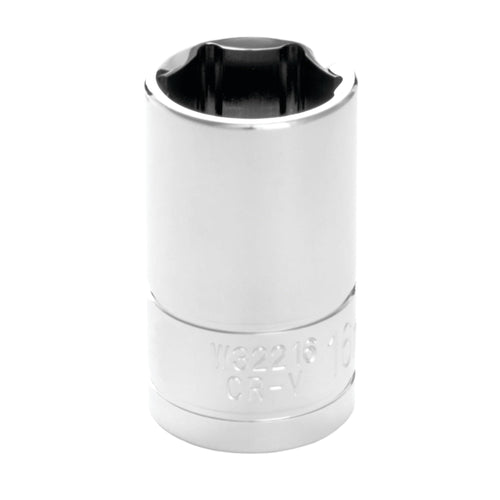 W32216 Performance Tool 1/2 Drive 16mm 6Point Socket, 1 Pack