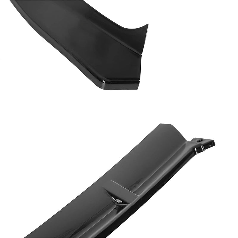 Glossy Black Spec-D Tuning Front Lip Spoiler Splitter Compatible with 2019-2021 Mercedes Benz C-Class W205