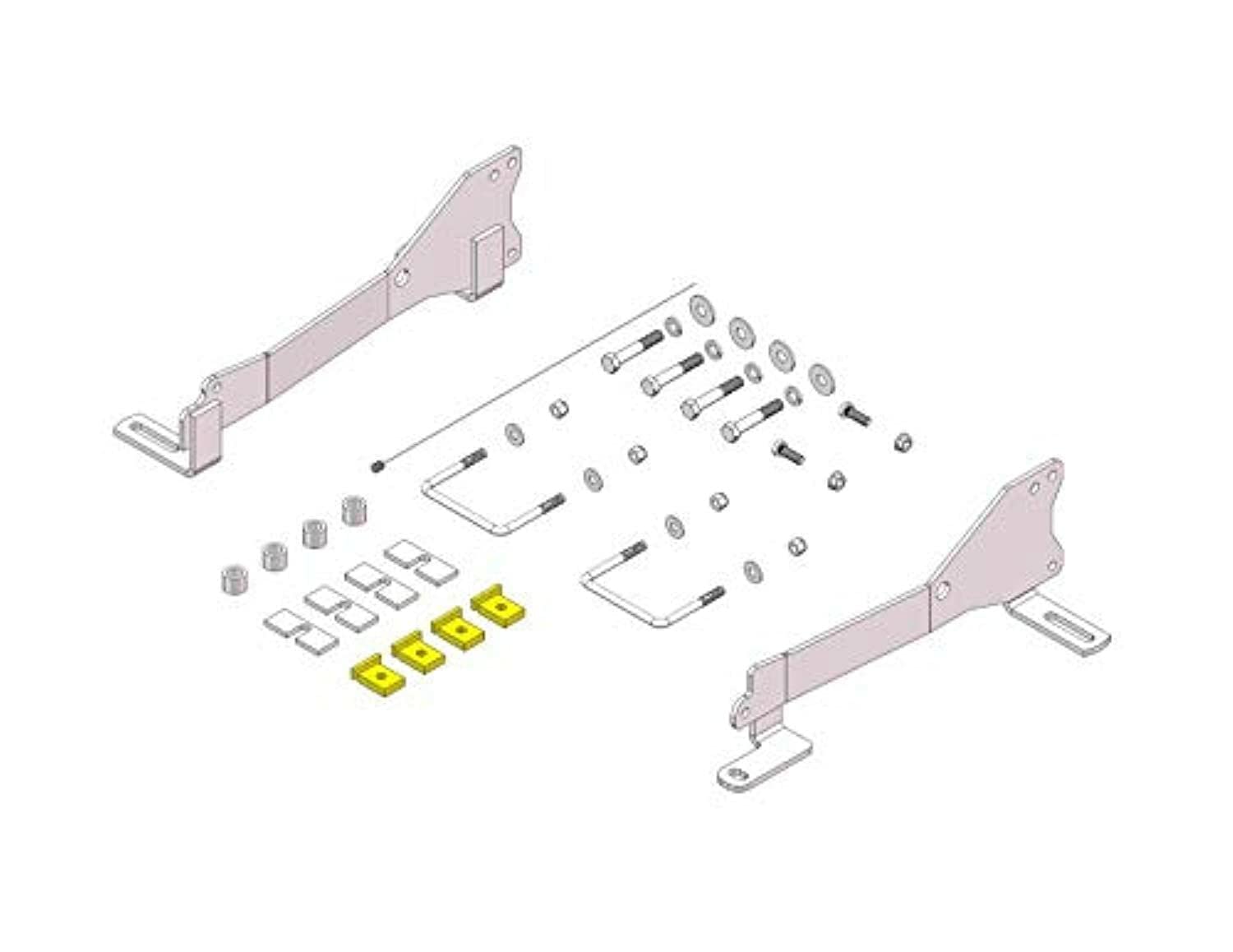 Custom HUSKY TOWING Bracket KIT Chevy 1500