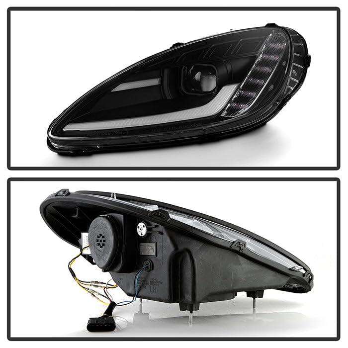 Headlights Spyder Apex (PRO-YD-CCORV05AP-SEQ-BK)