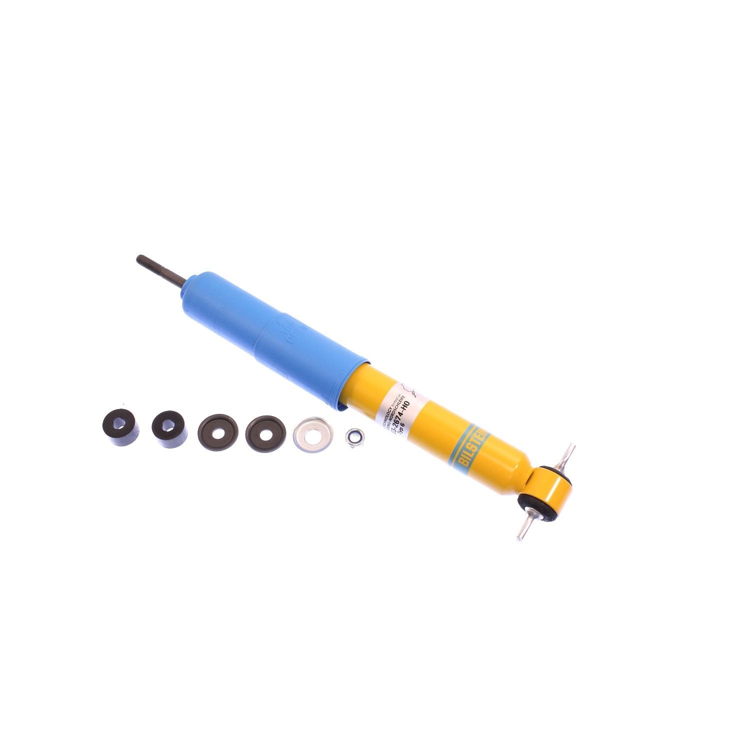 Bilstein Single Front B6 4600 Suspension Shock Absorber Fits 1995 2004 Tacoma RWD Pickup With Standard Chassis - Consistent Fade Free Performance, Monotube Design 24-184991
