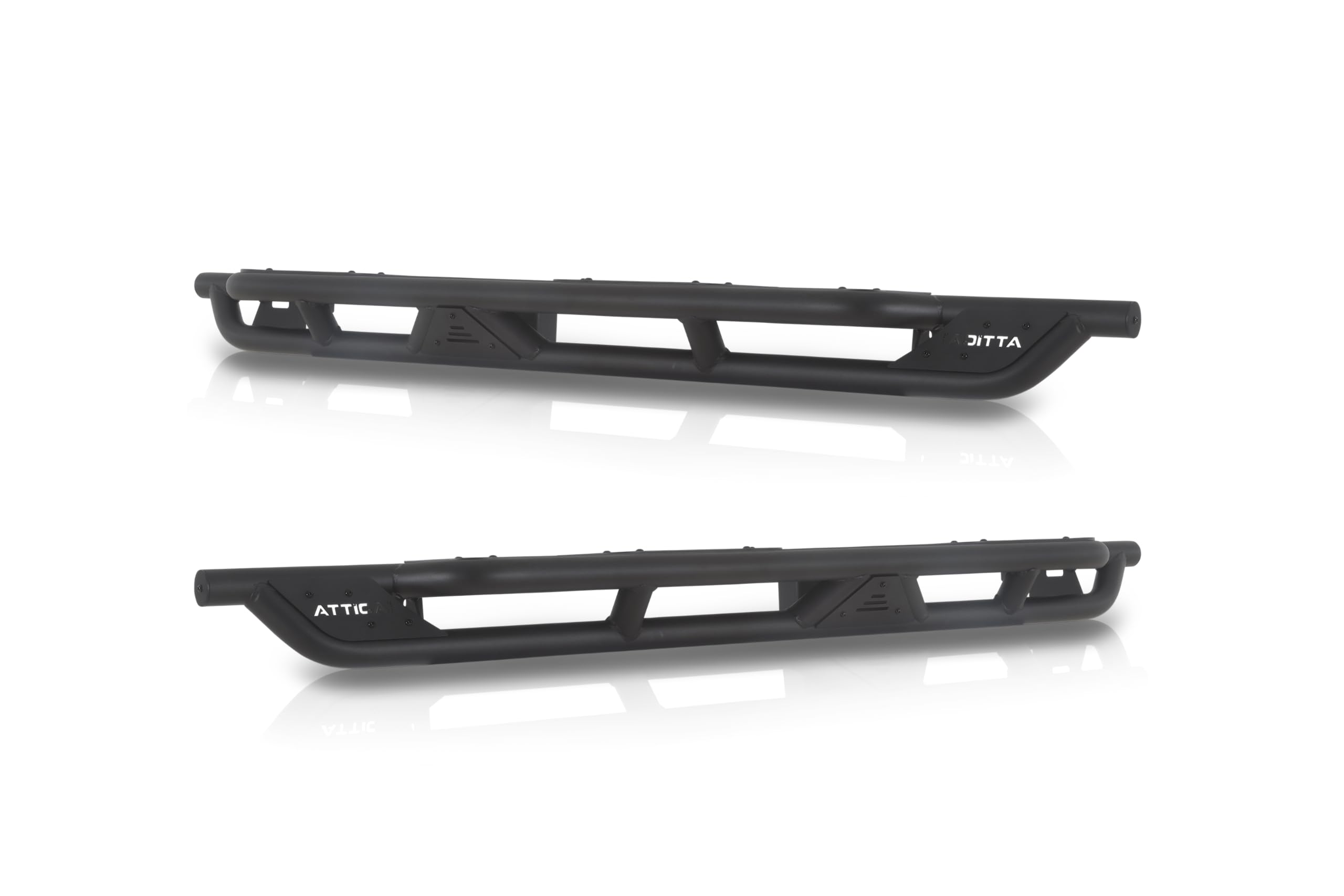 Cobra Tek - Terra Series Attica4x4 Side Steps | Compatible with Jeep Wrangler JL (2018-2023) | Durable Steel with Rugged Design | Textured Black Powder Coat | Off-Road Vehicle Accessory.
