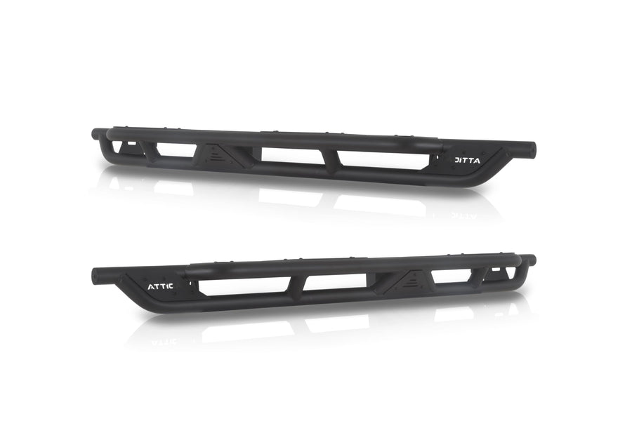 Cobra Tek - Terra Series Attica4x4 Side Steps | Compatible with Jeep Wrangler JL (2018-2023) | Durable Steel with Rugged Design | Textured Black Powder Coat | Off-Road Vehicle Accessory.