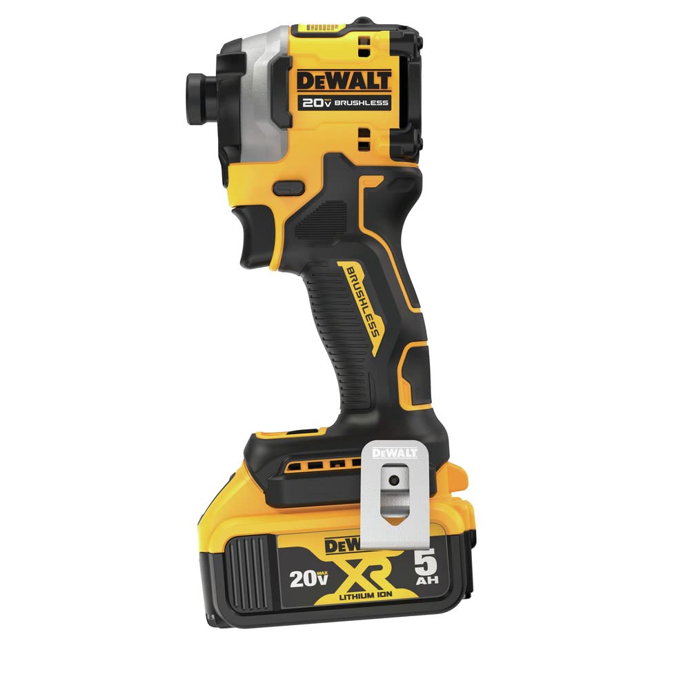 20V MAX DEWALT ATOMIC 1/4 in. Brushless Cordless Impact Driver Kit with Battery and Charger Included (DCF850P1)