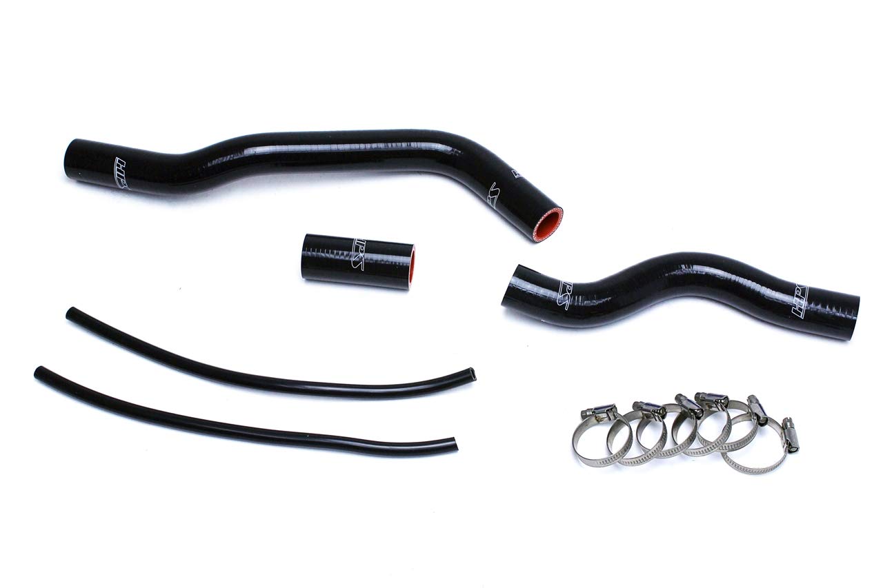 7th Gen MT HPS 57-1525-BLK Black Silicone Radiator Hose Kit Coolant