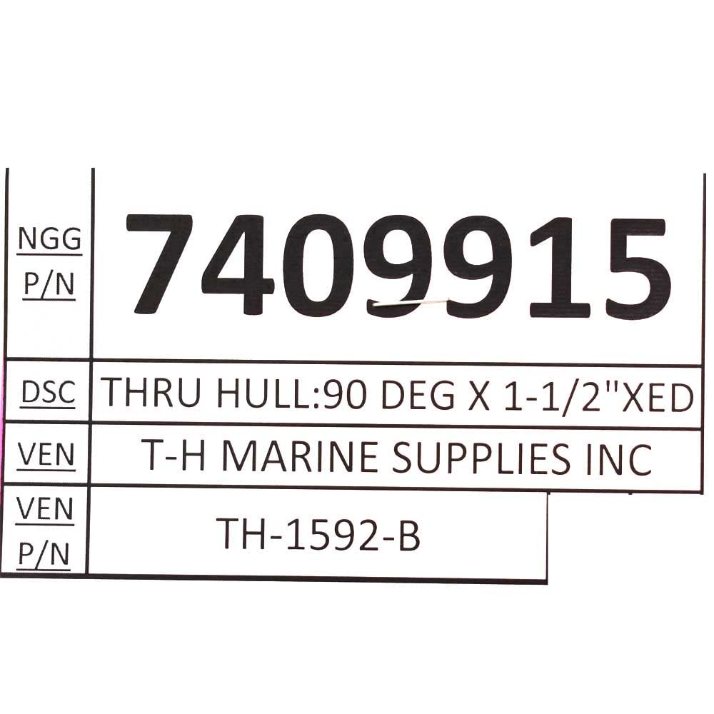THRU-HULL 90DEG F/HOSE 1-1/2