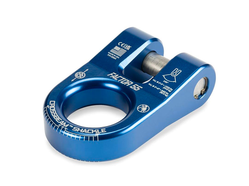 CROSSBEAM SHACKLE BLUE - Factor 55-00054-02