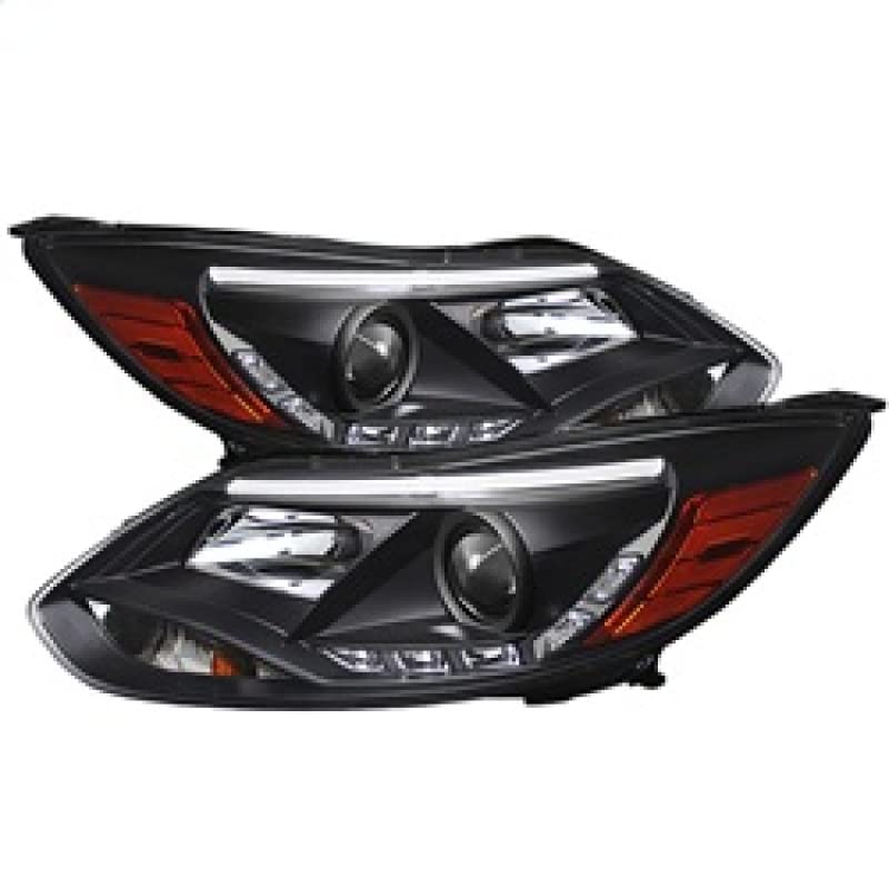Projector Style Spyder Auto Headlights Black/Clear
