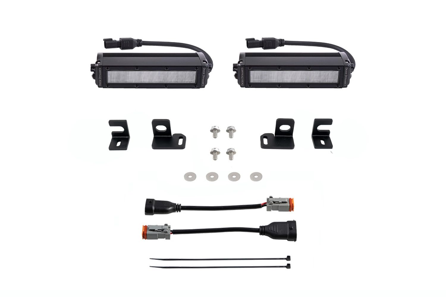 Diode Dynamics Fog Light Kit SS6 LED compatible with Toyota Tacoma 2024-2026, White
