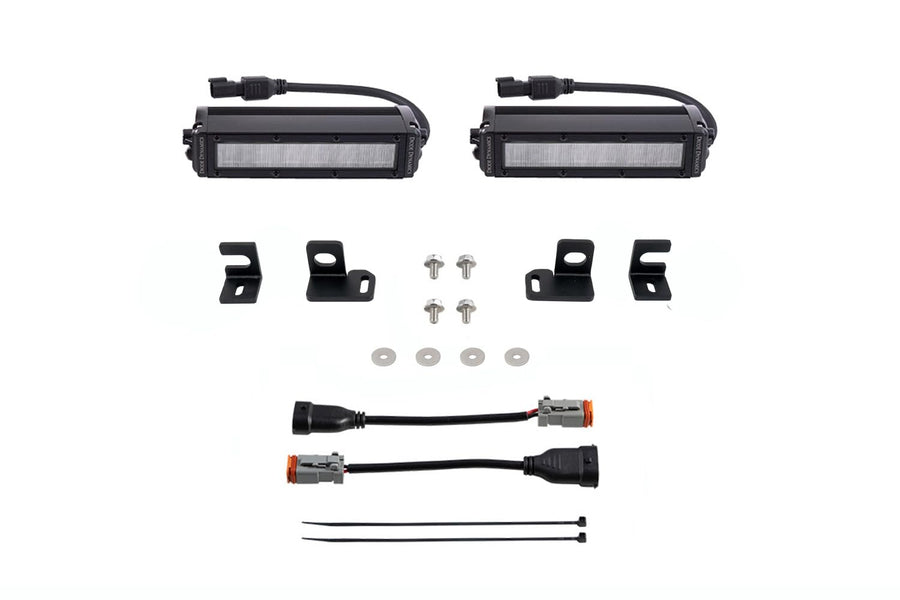 Diode Dynamics Fog Light Kit SS6 LED compatible with Toyota Tacoma 2024-2026, White