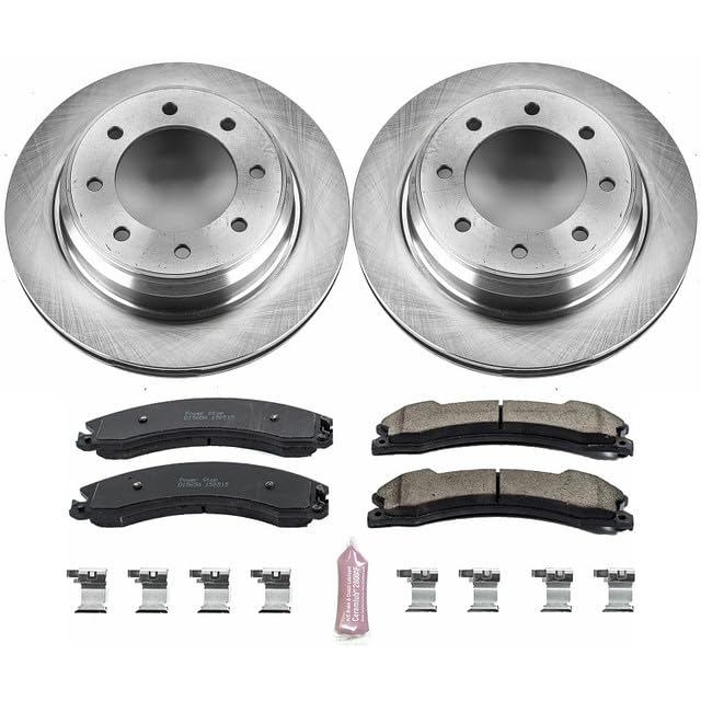 Power Stop KOE6517 Rear Replacement Brake Kit-OE Brake Rotors & Ceramic Brake Pads Autospecialty