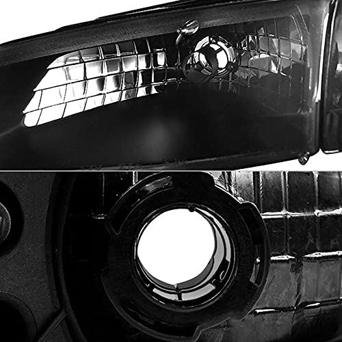 Headlight Xtune HD-JH-PGPRIX-SET-AM-BSM (Pontiac Grand Prix 97-03 W/Amber Corner Lights - Black Smoked Crystal s)