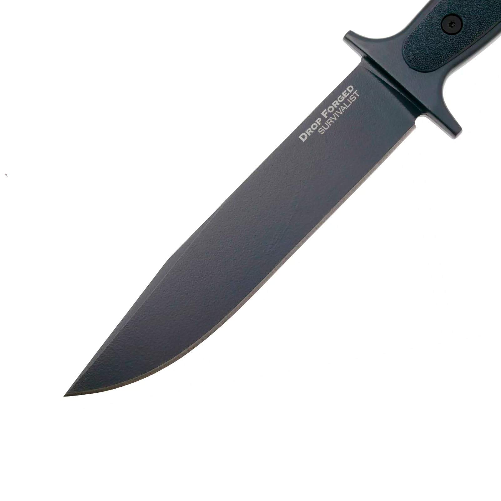 Cold Steel Survivalist Drop Forged 8" 52100 High-Carbon Steel Clip Point Fixed Blade EDC Tactical Hunting Utility Knife, 5" Ergonomic Handle, Weather-Resistant Secure-Ex Sheath