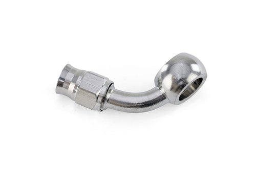 75 Degree HPS Performance 10mm Banjo -3 Stainless AN Hose End, 350-7503SSB
