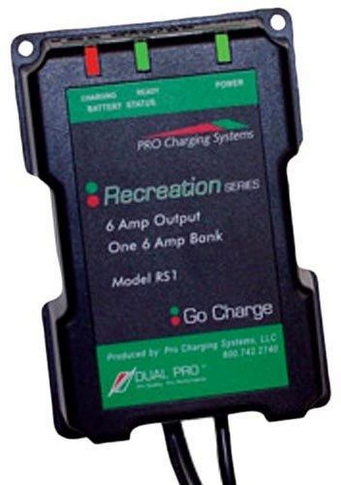 Recreational Series Dual Pro Battery Charger: RS1, 12v
