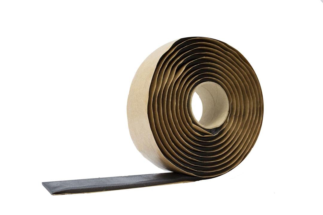 COMP LIPPERT QTDG 1/8" x 1" x 30' Trim Grade Tape, Dark Gray (16/Case)