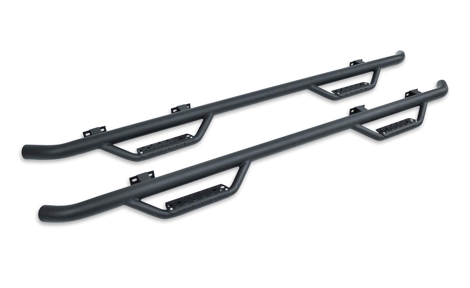 Dominator Xtreme Go Rhino D2 Side Steps | 73" Mild Steel, Textured Black | D20073T
