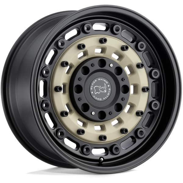Rhino Black Hard Alloys ARSENAL 17X8 5X4.5/5.0 5.68 30mm SAND ON BLACK - 1780ARS300054D72