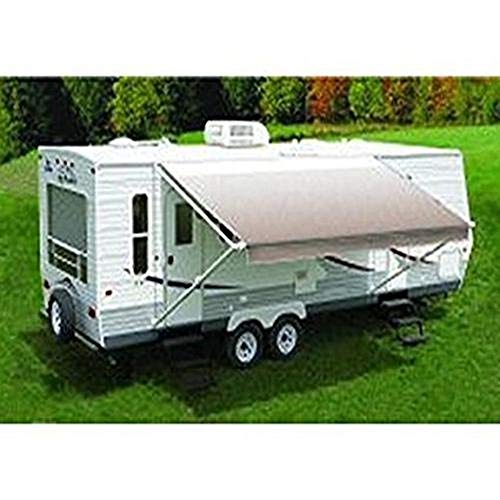 Carefree Fiesta EA156A00 Burgundy Fade 15' Vinyl Roller Assembly (with White Vinyl Weatherguard, White Spring Castings)