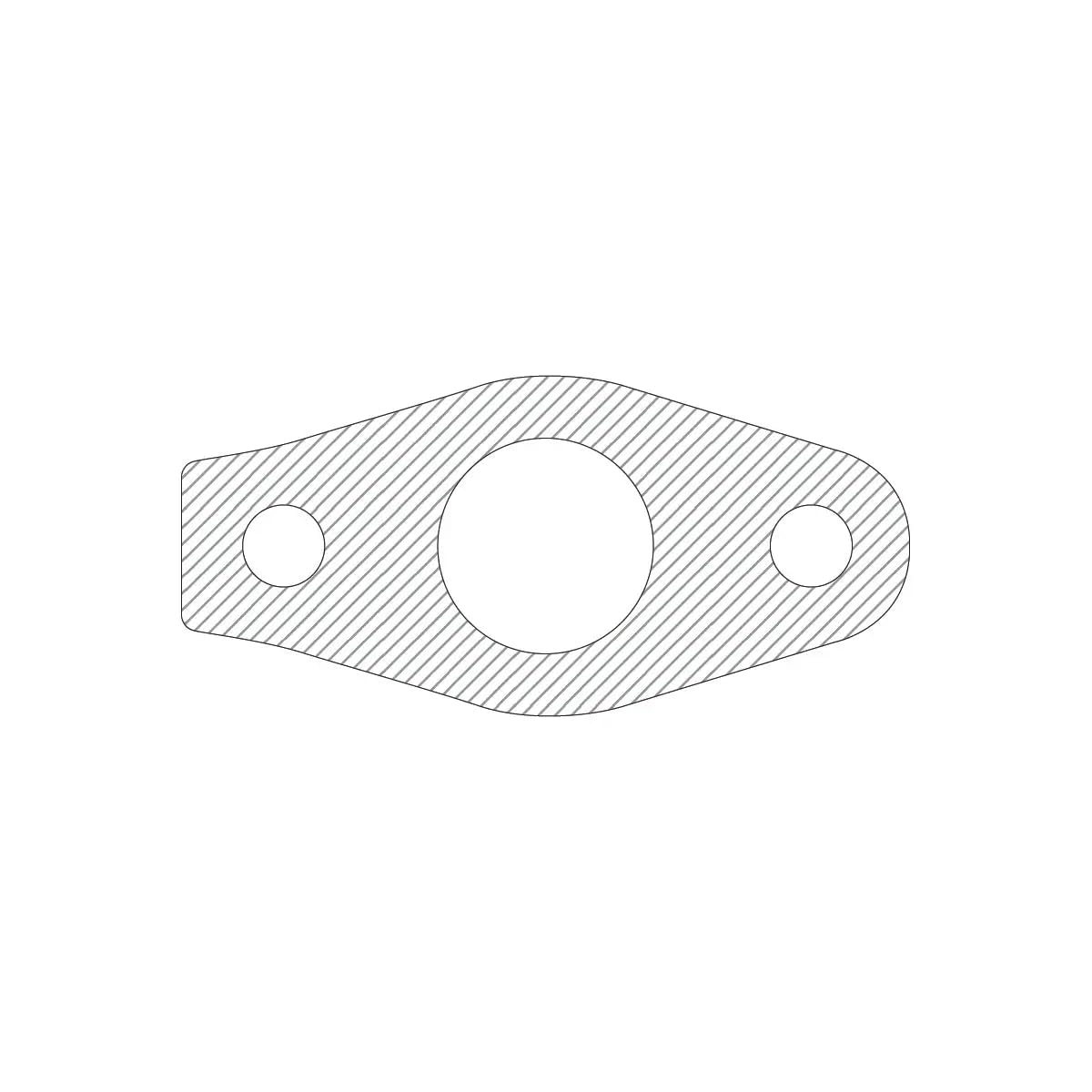 Turbocharger Oil Drain Line Gasket - Round Upper Between Turbo & Pipe Pacific Performance Engineering (GM 97227012)