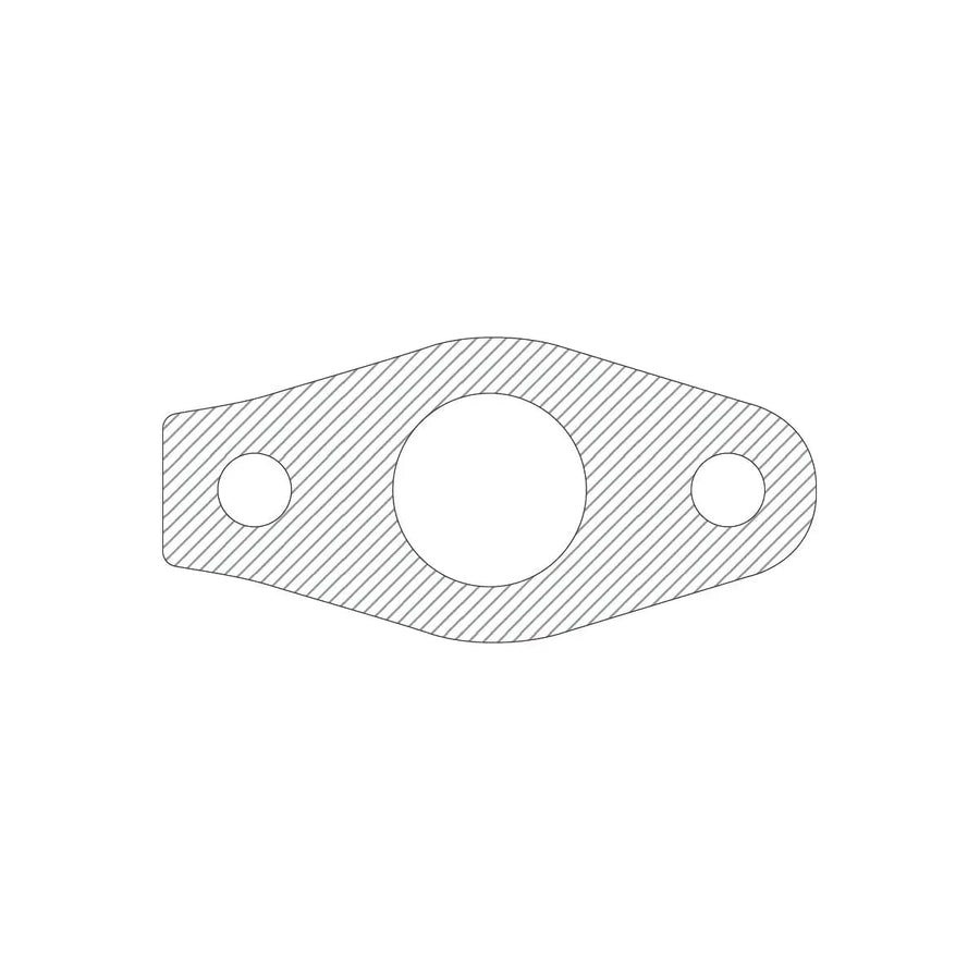 Turbocharger Oil Drain Line Gasket - Round Upper Between Turbo & Pipe Pacific Performance Engineering (GM 97227012)