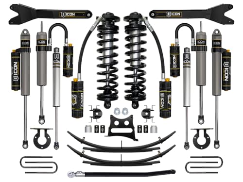 ICON 2.5-3" Lift Stage 6 Coilover System w/Leaf Springs Ford F250/F350, 11-16