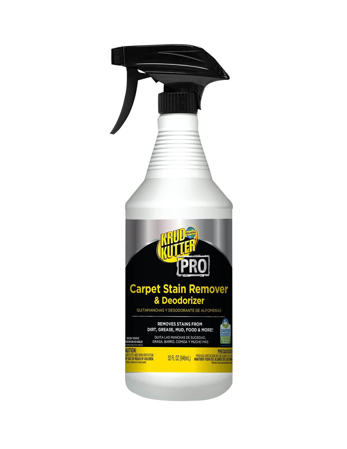 Carpet Stain Remover & Deodorizer Krud Kutter Pro 352258, 32 oz