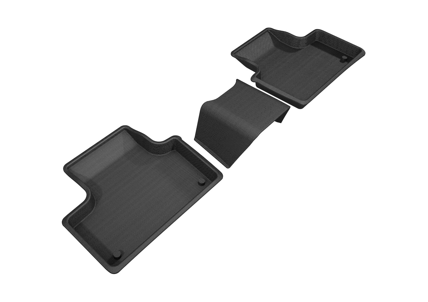 3D MAXpider Kagu Custom Fit Floor Mat (Black) Compatible with Volvo Xc60 T5/ Xc60 T6 2018-2026 - R2