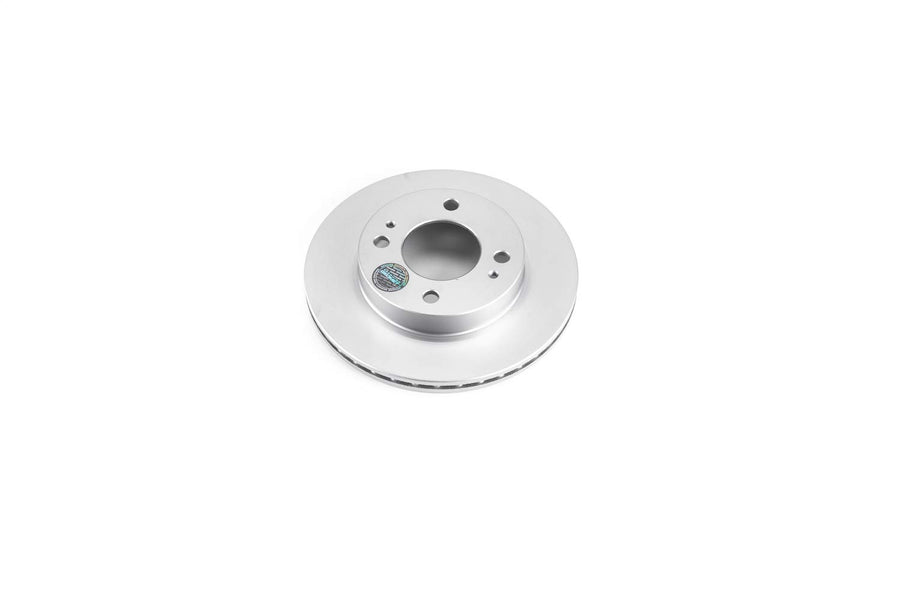 Power Stop Front JBR1722EVC Evolution Genuine Geomet Coated Brake Rotor For Mitsubishi Mirage 2014-2015 [Model Specific]