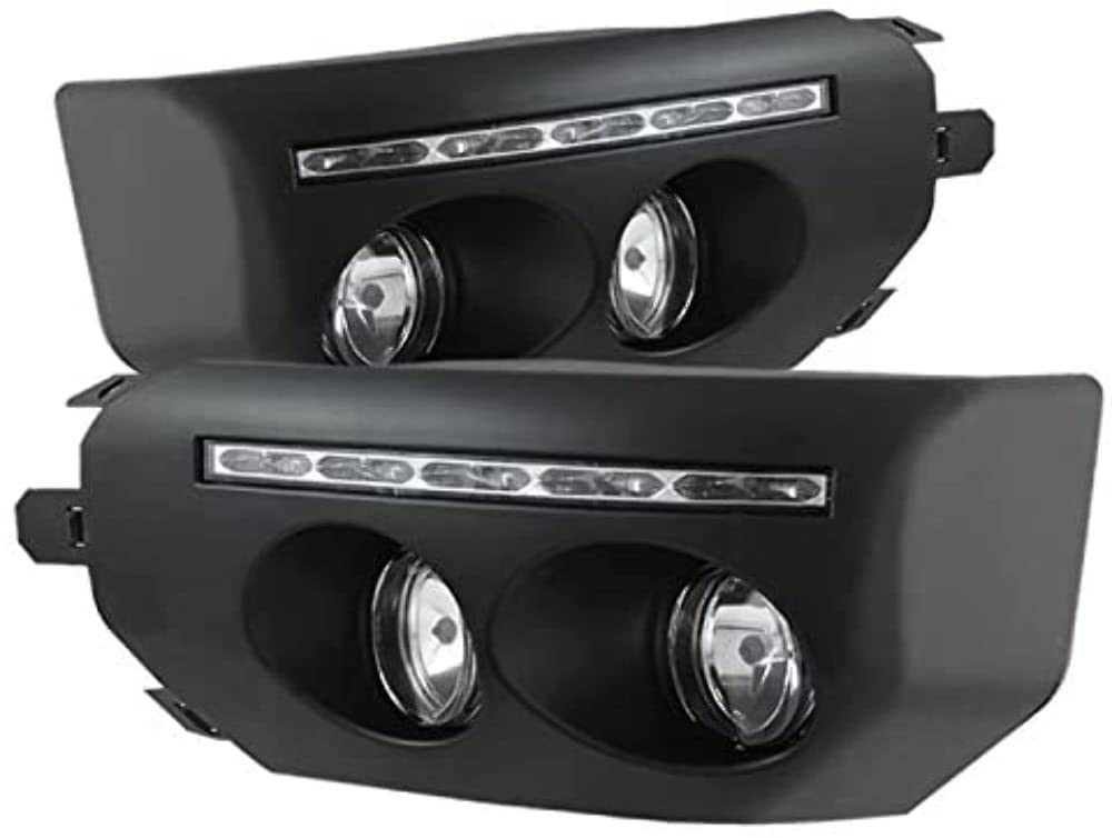 Auto Spyder 5075161 LED Fog Lights Black/Clear