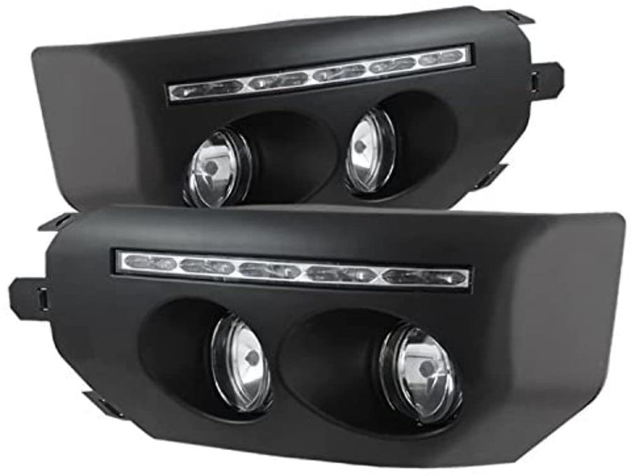 Auto Spyder 5075161 LED Fog Lights Black/Clear