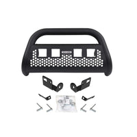 RC2 Bull Bar Go Rhino w/ Four 3" Cube Lights Kit & Mounting Brackets | Mild Steel, Textured Black | 55874T | Fits 2004 - 2008 Ford F-150