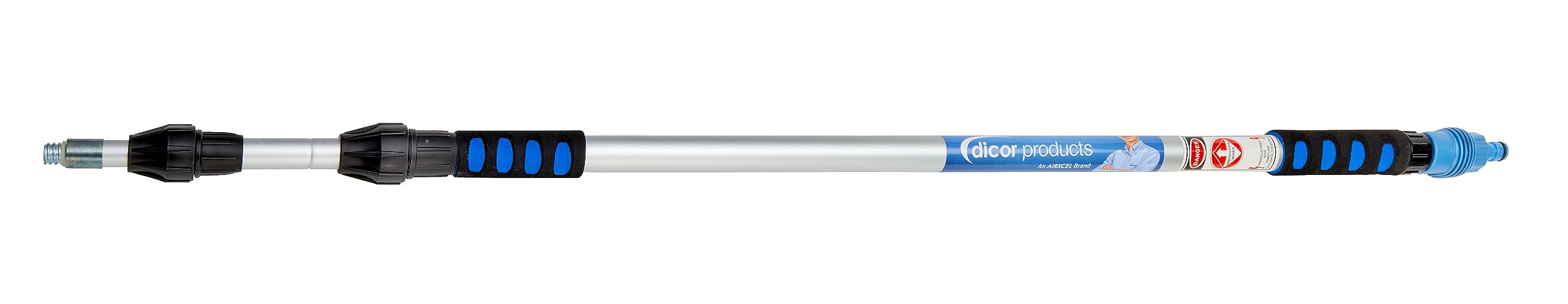 Telescopic Dicor CP-3MP Cleaning Brush Pole - Ideal for Cleaning RV Surfaces