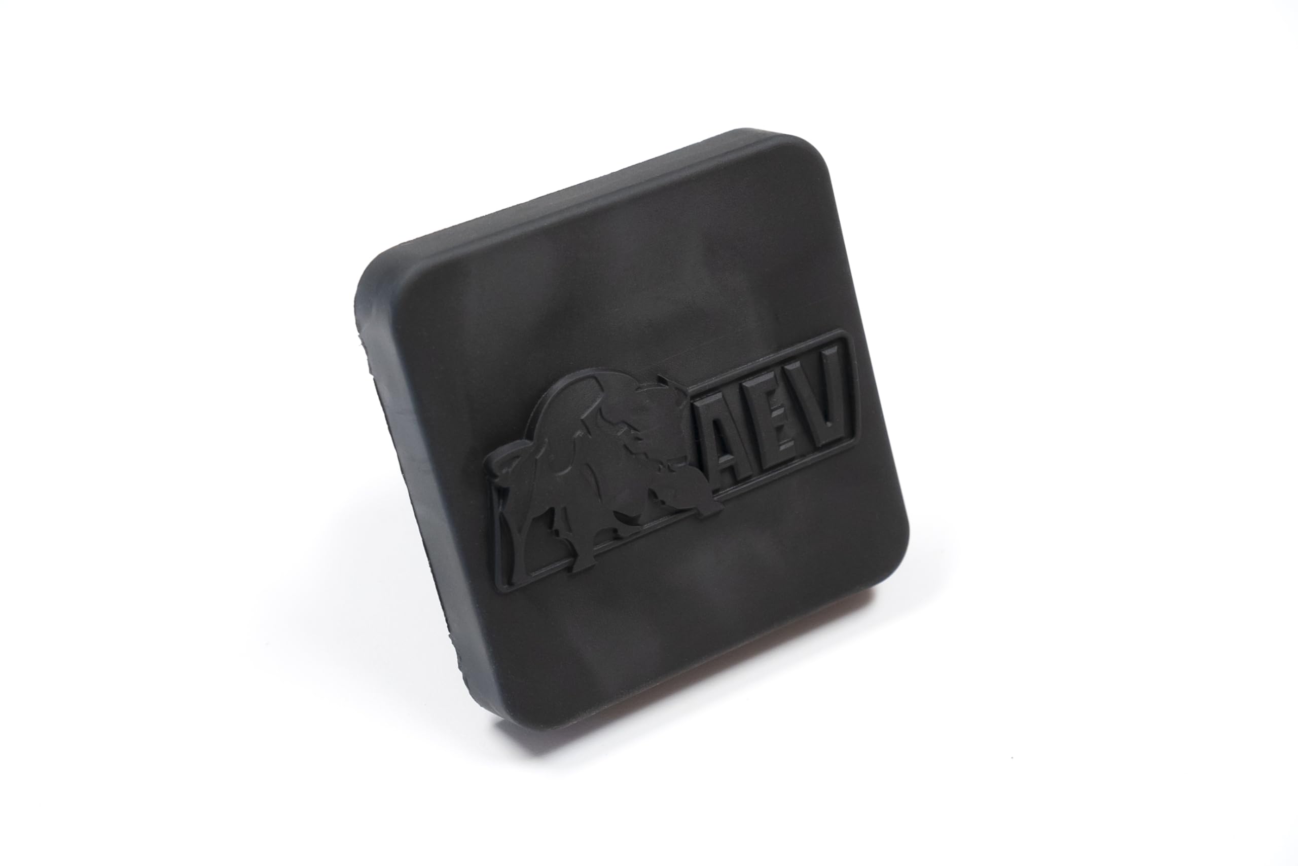 Heavy-Duty Rubber AEV 2″ Receiver Trailer Hitch Cover – Embossed Hitch Plug with Logo, Fits Standard 2-Inch Receivers, Protects from Dirt & Debris