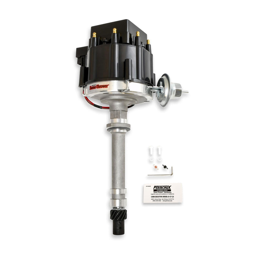 Flame-Thrower Black Cap Distributor HEI for Chevrolet Small Block/Big Block PerTronix D1000