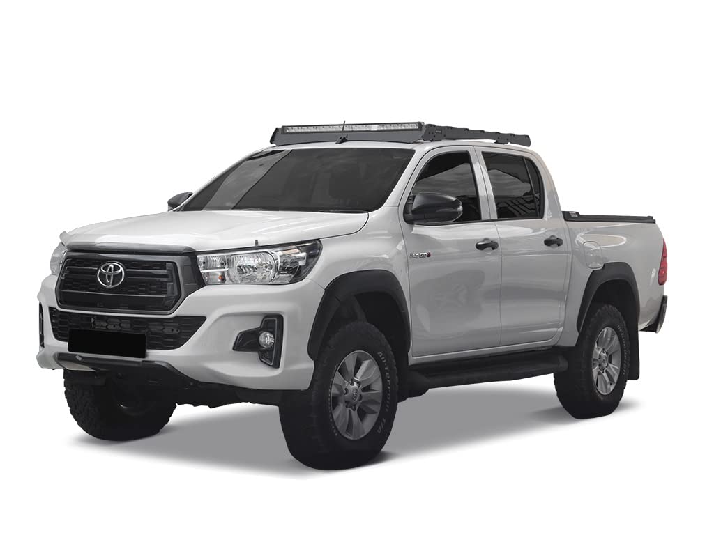 Slimsport Front Runner Roof Rack Kit/Light Bar Ready Compatible with Toyota Hilux DC (2015-2021)