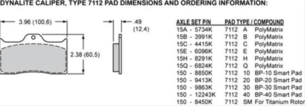 Brake Caliper Wilwood Dynalite Anodized