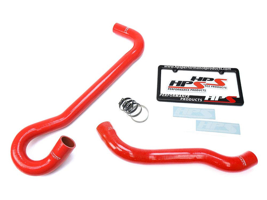 Red HPS 57-1704-RED Silicone Radiator Hose Kit Coolant, 1 Pack