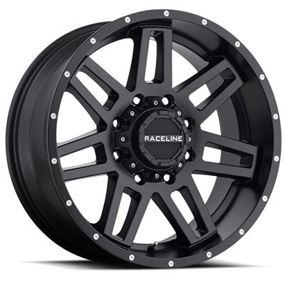 931B Raceline Injector Black 20x9 8x180 12 P/N: 931B-29088+12