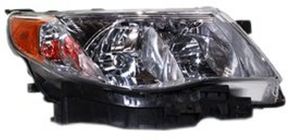 Right Headlight Assembly TYC Compatible with 2009-2013 Subaru Forester