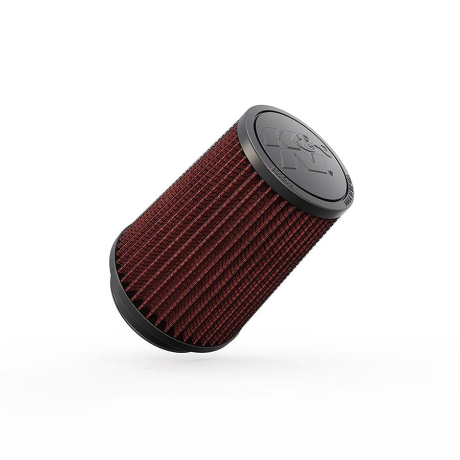 High-Flow K&N Original Lifetime Universal Clamp-On Air Filter: High Performance, Premium, Washable: Flange Diameter: 3 In, Filter Height: 5.75 In, Flange Length: 0.75 In, Shape: Round Tapered, RU-5111