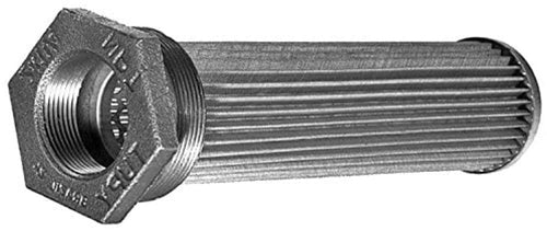 Buyers Products Thru-Wall Sump Strainer 3 Inch NPT Male Thread To 2 Inch NPT Port Thread With Zinc-Plated Bushing, Truck & Trailer Hydraulic Accessories