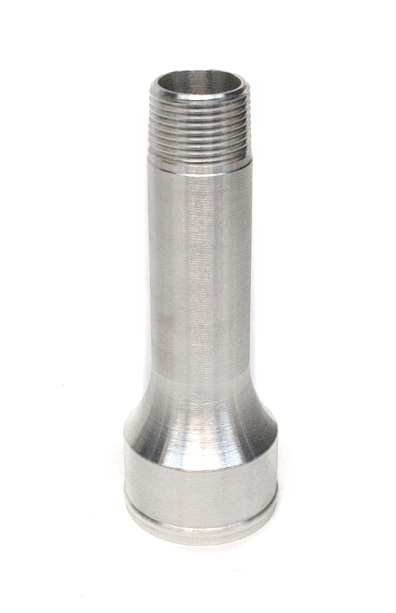 Clear Anodized Aluminum PRW 5292085 Straight Universal Electric Water Pump Fitting