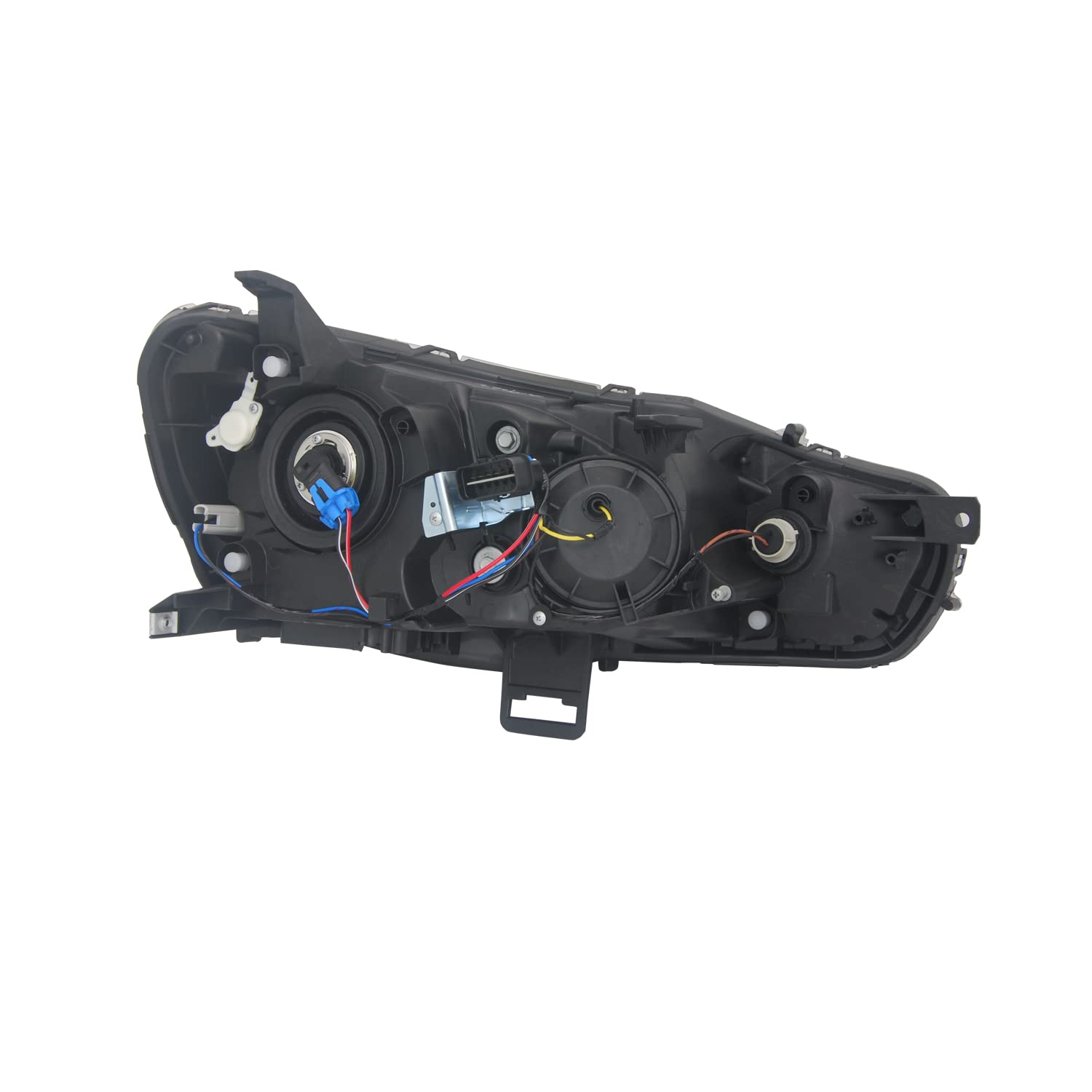 Left TYC Headlight Assembly Compatible with 2009-2015 Mitsubishi Lancer