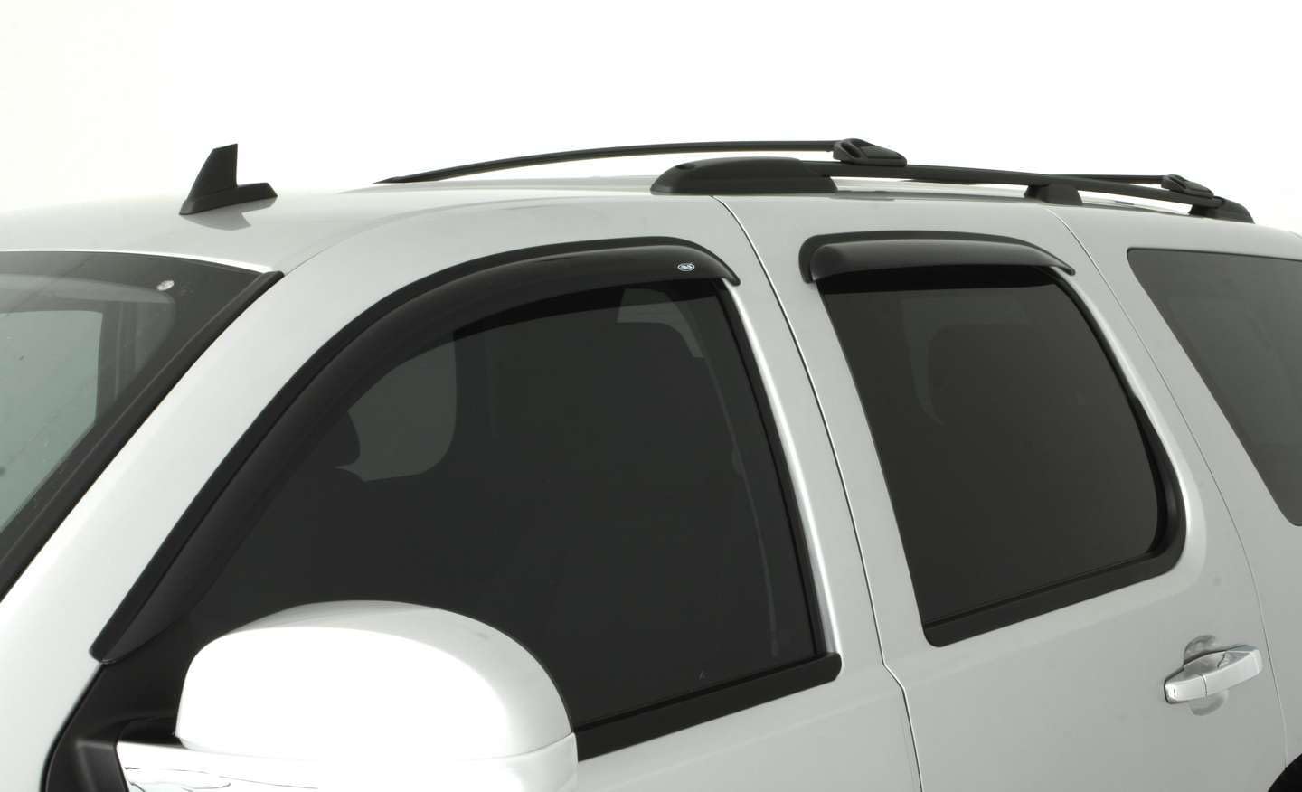 Auto Ventshade Outside Mount Rain Guards [AVS] for 2007 - 2014 Chevrolet Tahoe/GMC Yukon | Window Vent Visors, 4 pcs. - Smoke | 94514
